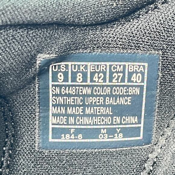 Skechers Relaxed Fit Brown Extra Wide Lightweight Shoes 64487EWW Men’s Size 9 - Picture 10 of 11